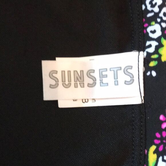 Sunsets Seamless High Waisted Hi Cut Ditsy Floral Bikini Bottoms Sz S NWT - Picture 7 of 9